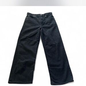 Madewell Black Flare & Wide Leg Jeans